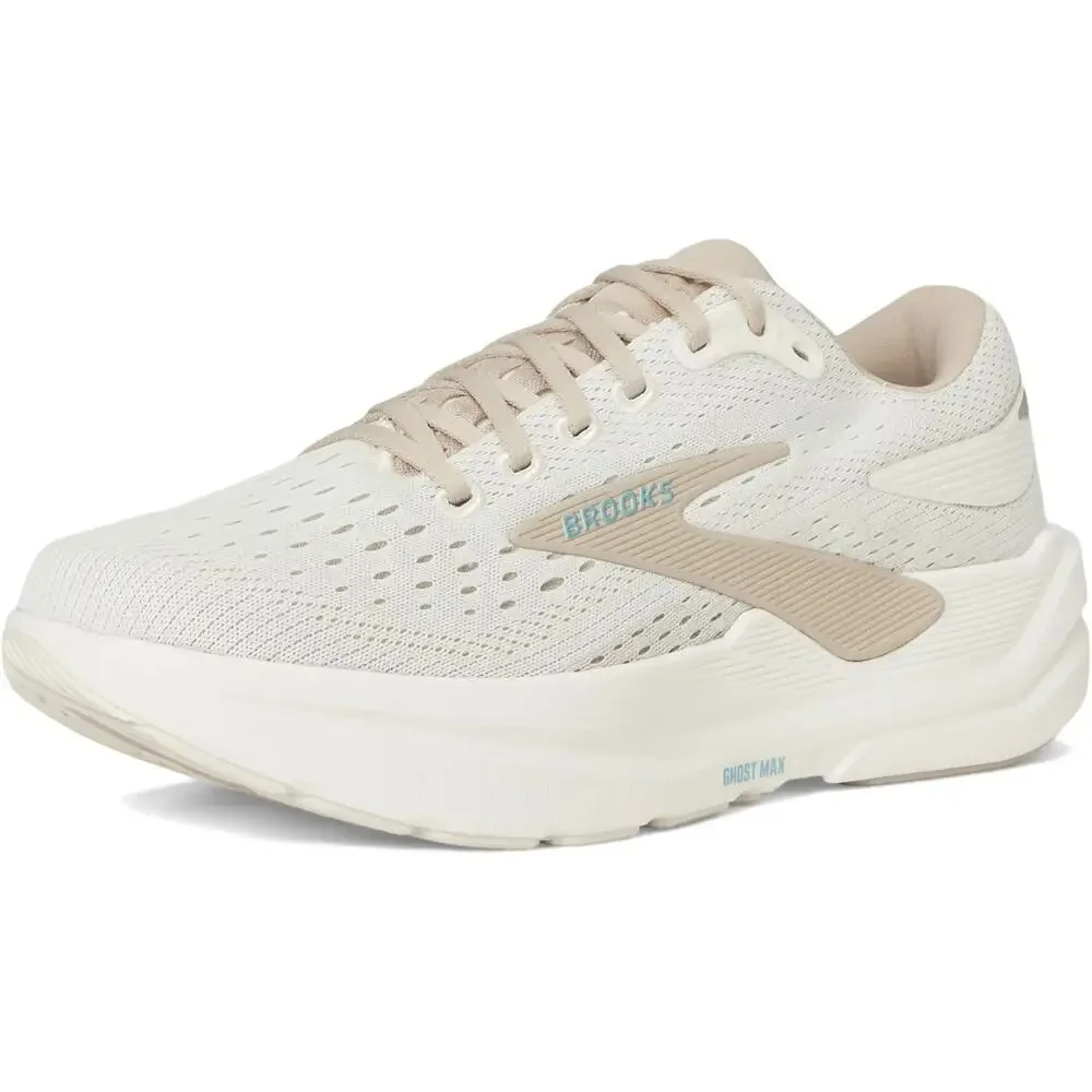 Brooks Ghost Max 3 Women Running Shoes Coconut/grey/blue Size: 11.5 Extra Wide